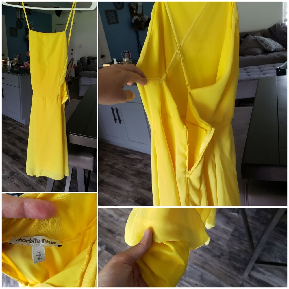 Yellow Charlotte Russe Dress